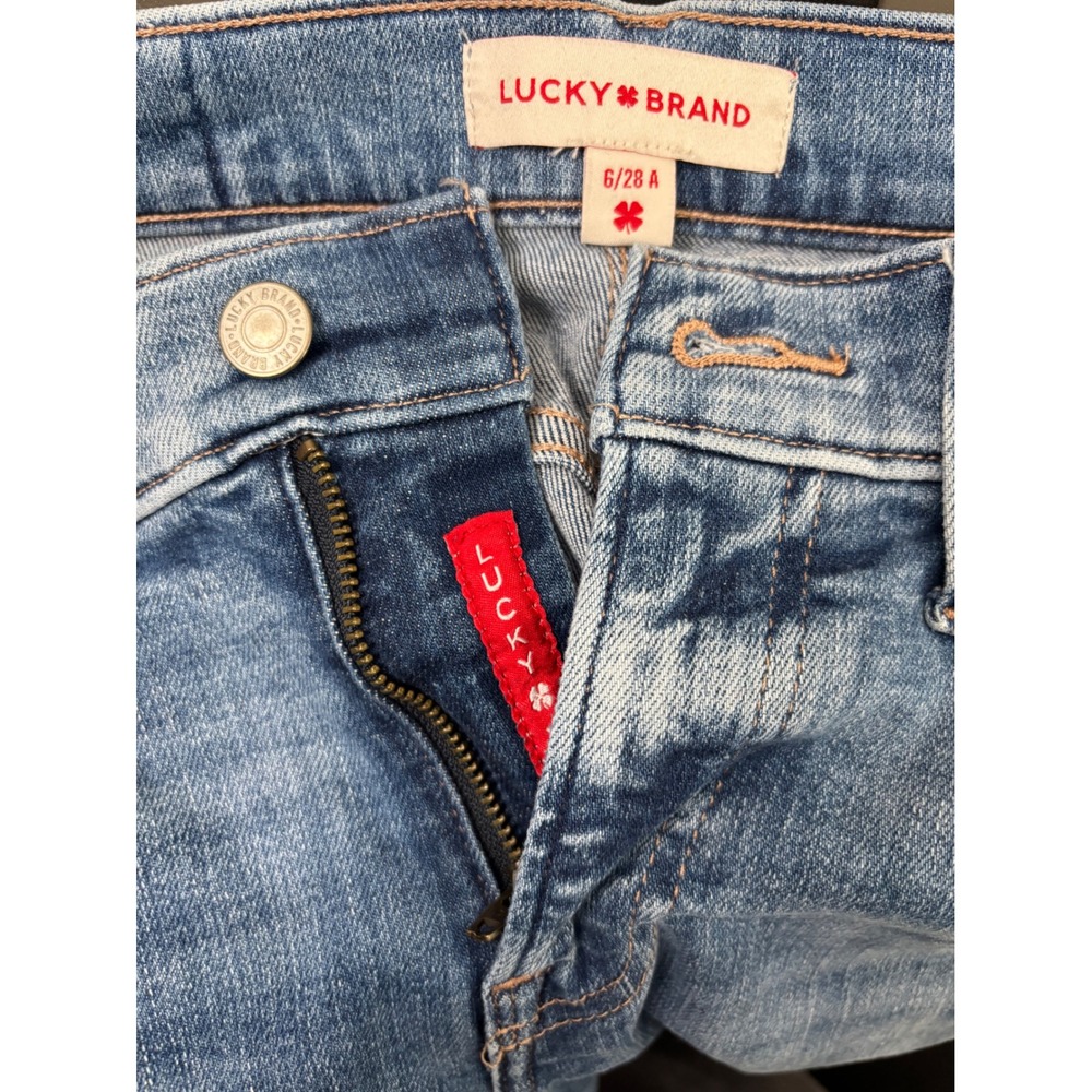 Lucky Brand Denim Women's Sweet Mid-Rise Boot Cut Jeans Size 6/28 - Picture 5 of 9
